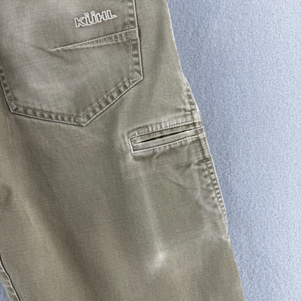 Kuhl Pants Mens 32x32 (Fits 31x31) Beige Cotton Outkast Distressed Outdoor Work - Picture 12 of 16
